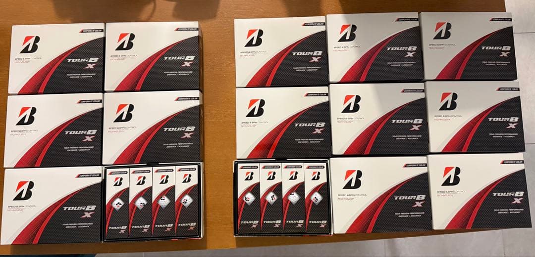 ブリヂストン TOUR B X 15ダース コーポレートカラー ホワイト