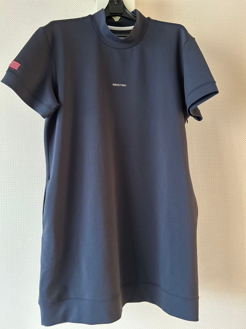 値下げ！極美品　ブリーフィング　ワンピース　ネイビー　L