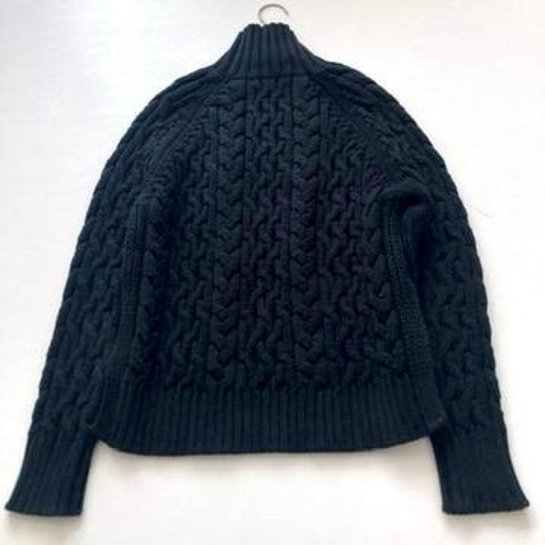 【user_db63674f】MaxMara　洗える ケーブルニット 黒