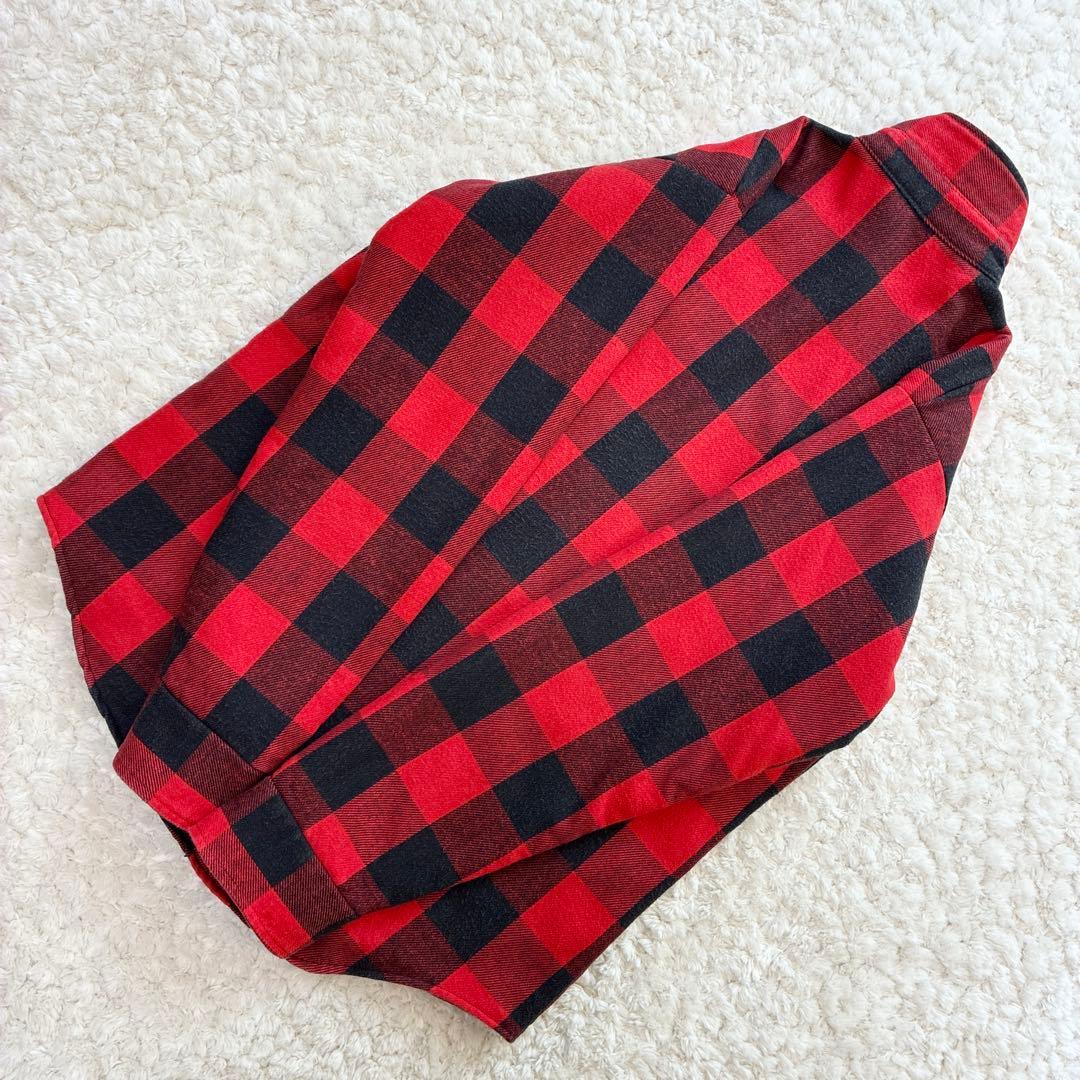 70-80s USA製FIVE BROTHERキルティングネルシャツM 三角タグ