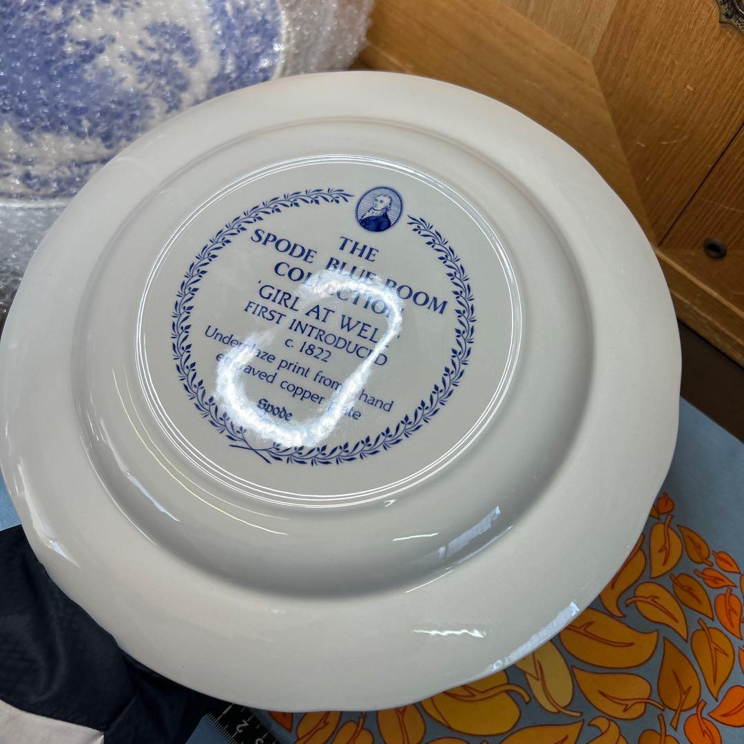 スポード　ブルールームコレクション　GIRL AT WELL プレート５枚