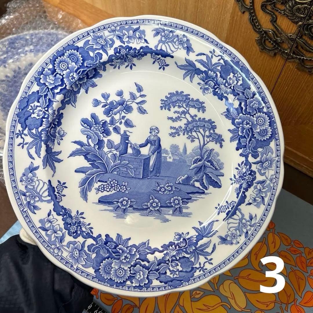 スポード　ブルールームコレクション　GIRL AT WELL プレート５枚