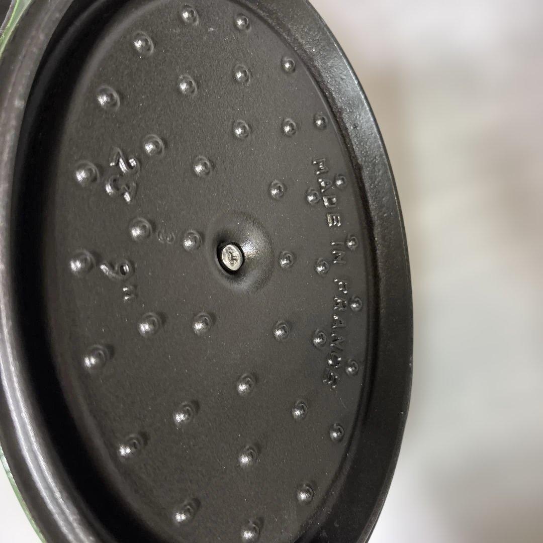 STAUB グリーン 両手鍋