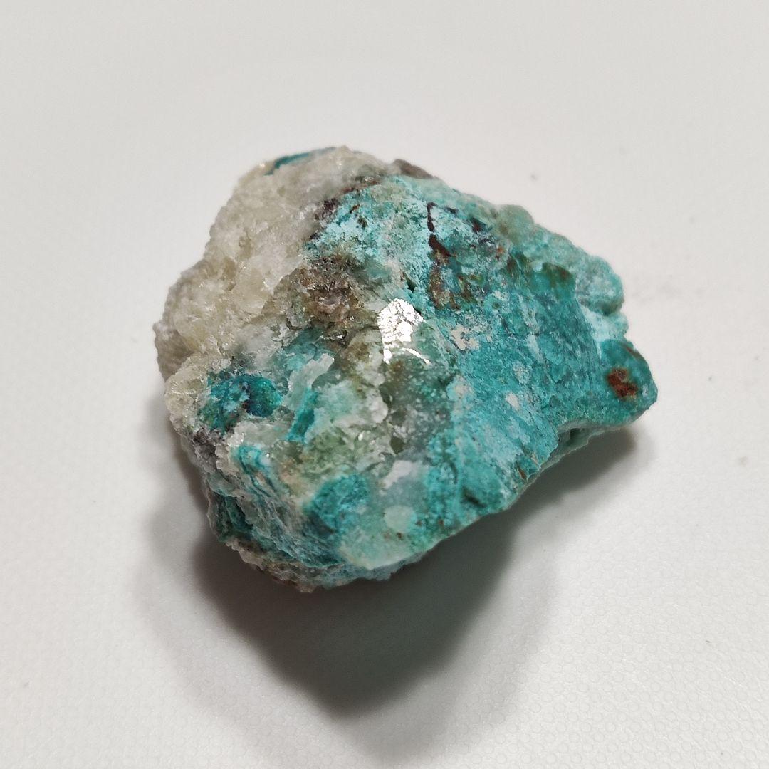 パワーストーン　天然石　クリソコラ　珪孔雀石　原石　31 g　No.53