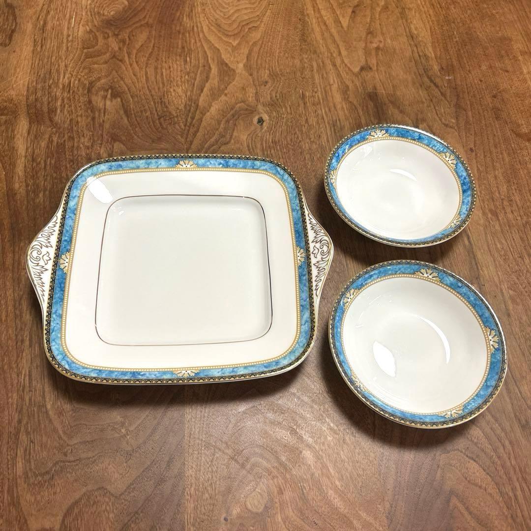  プレート　ボウル2種　3点セット　黒壺