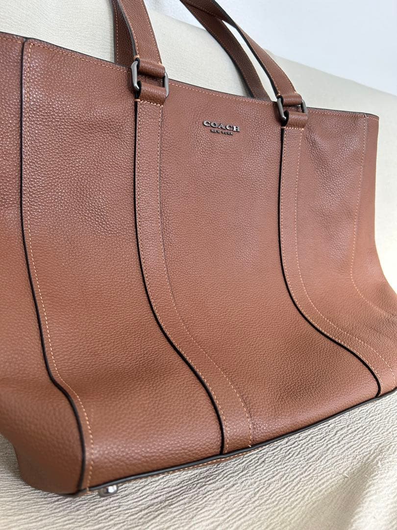 ✅最終価格　coach ブラウンレザートートバッグ