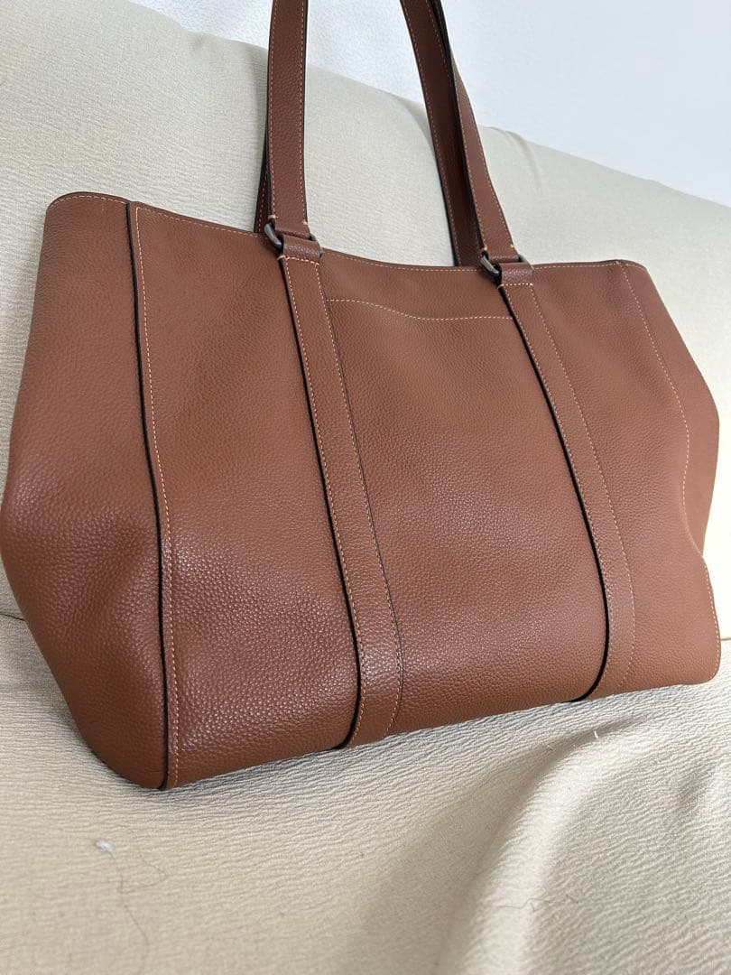 ✅最終価格　coach ブラウンレザートートバッグ