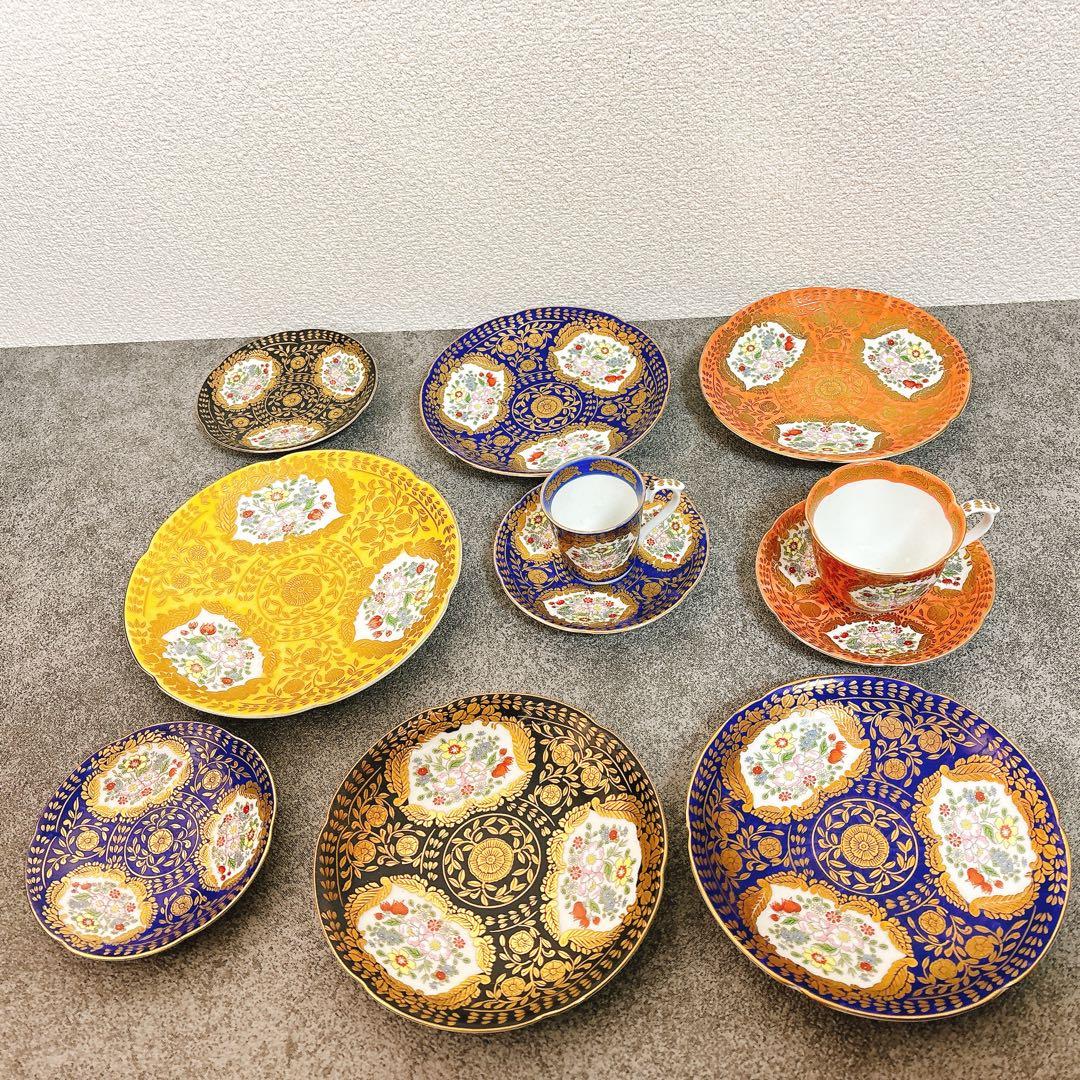 有田焼　幸楽窯　ベルサイユシリーズ小皿　4点セット