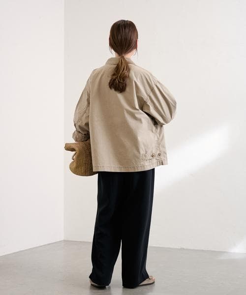 25SS FRAMeWORK ミリタリーショートブルゾン Fサイズ 日本製