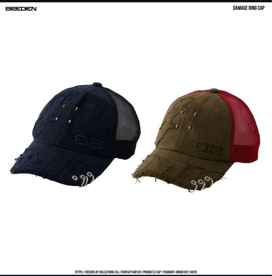 BEEDEN ダメージリングキャップ nvy