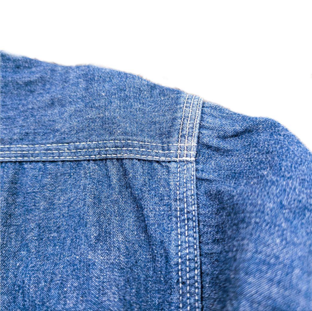 旧タグ SUGAR CANE シャンブレー デニムシャツ