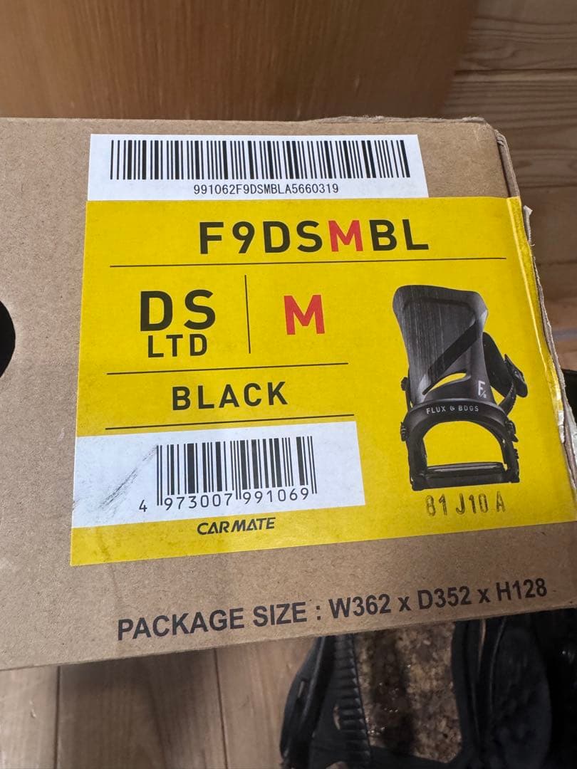 週末限定　FLUX DS LTD バインディング Mサイズ　ブラック