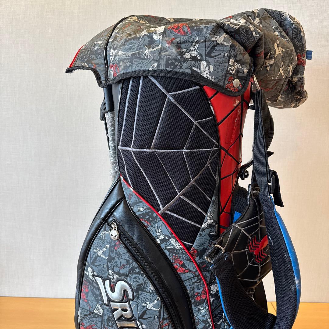 希少限定 ダンロップマーベル スリクソンスパイダーマン スタンドキャディーバッグ