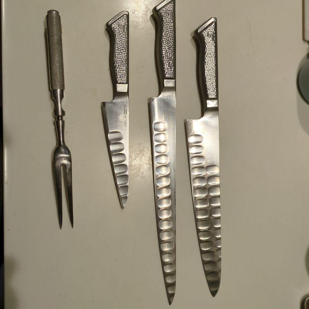 【価格交渉可】グレステン包丁セット　ミートフォーク