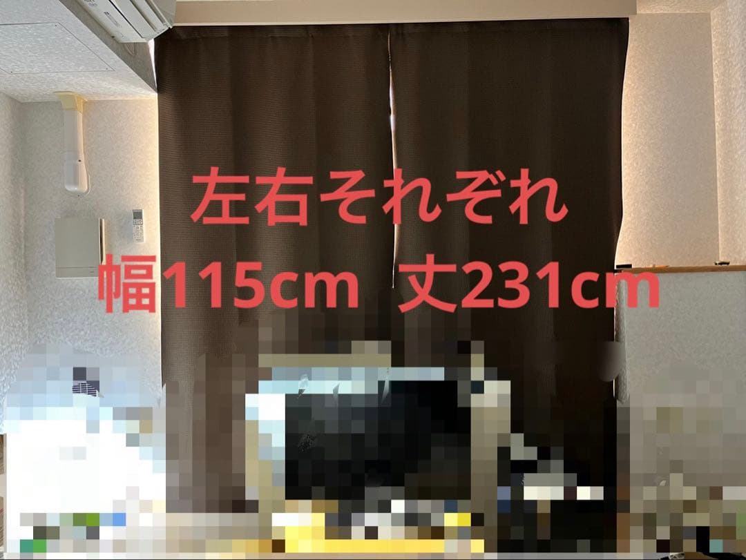 防音カーテン コーズ（幅115cm 丈231cm) ピアリビング