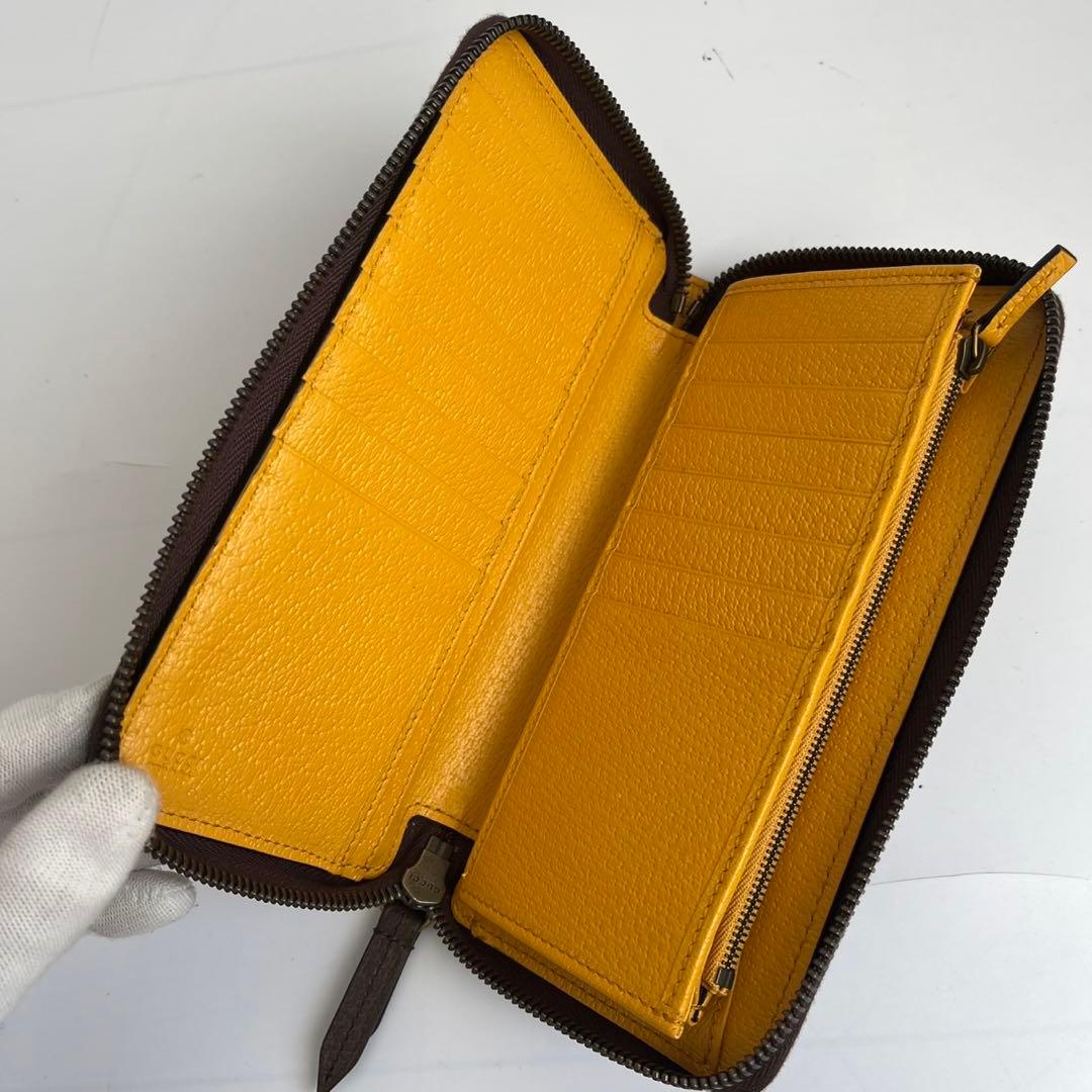 未使用保管品✨️ GUCCI GG 長財布 財布　ラウンドジップ　タイガー　レザー