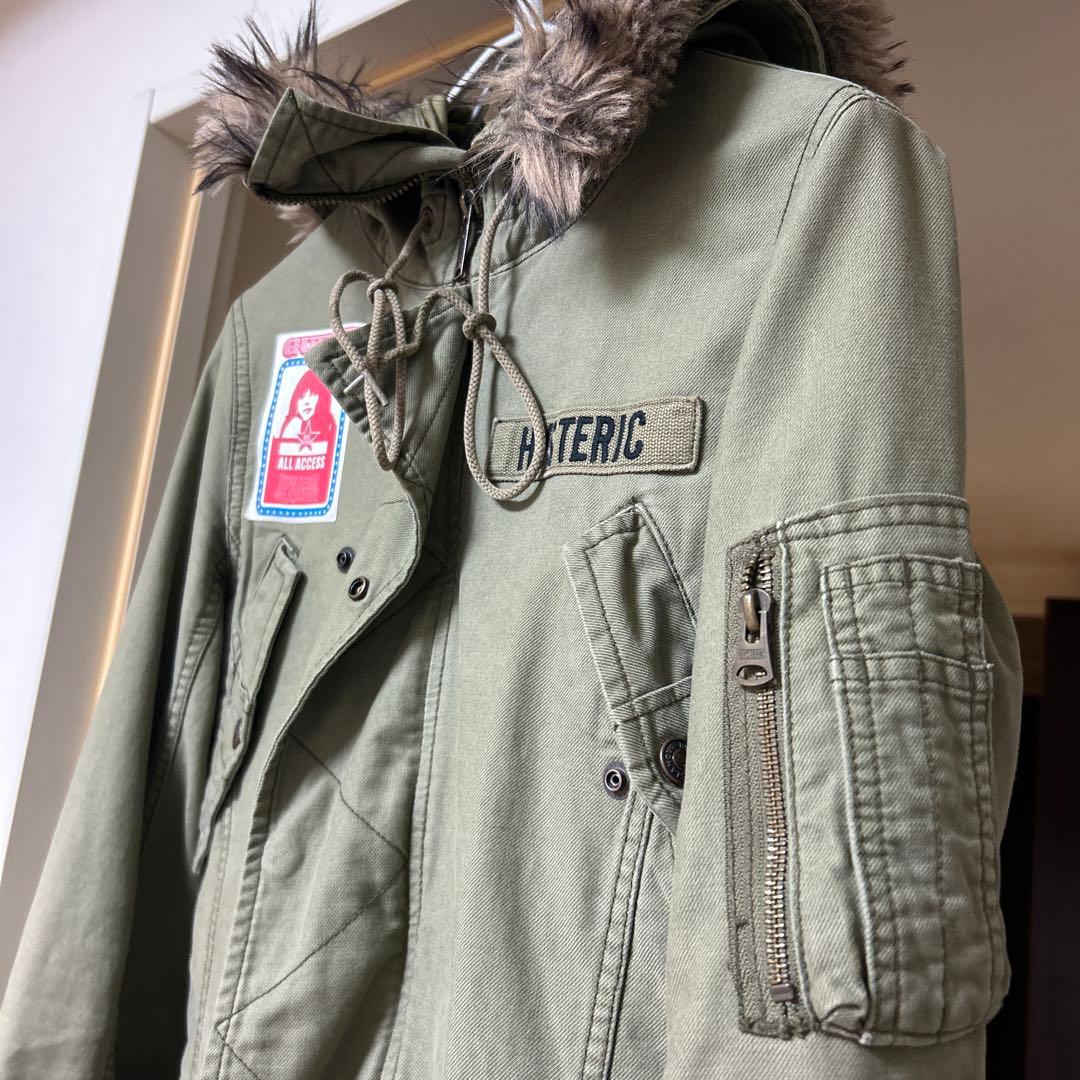 美品　ヒステリックグラマー ミリタリー ジャケット　モッズコート