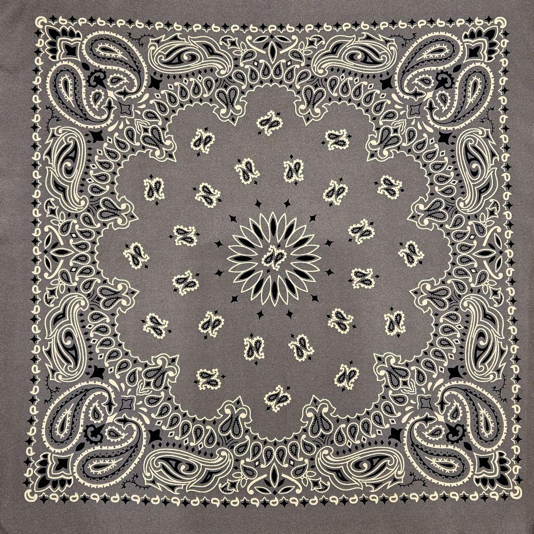 新品 manipuri マニプリ シルク　ペイズリー バンダナ スカーフ