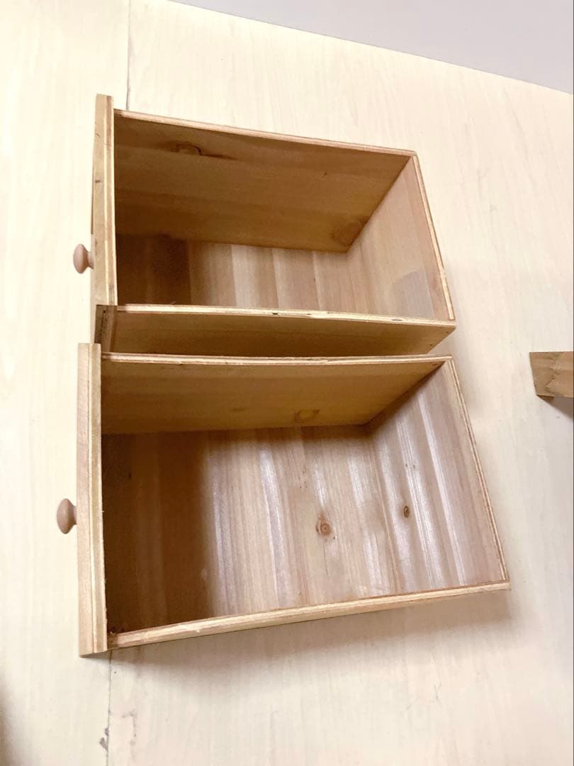 木製　4段チェスト　引き出し8個　タンス　箪笥　サイドチェスト　リビング収納