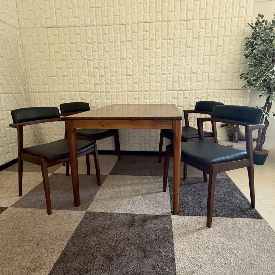 都内23区配送無料✨4人掛けダイニングテーブルセット　家具の大丸