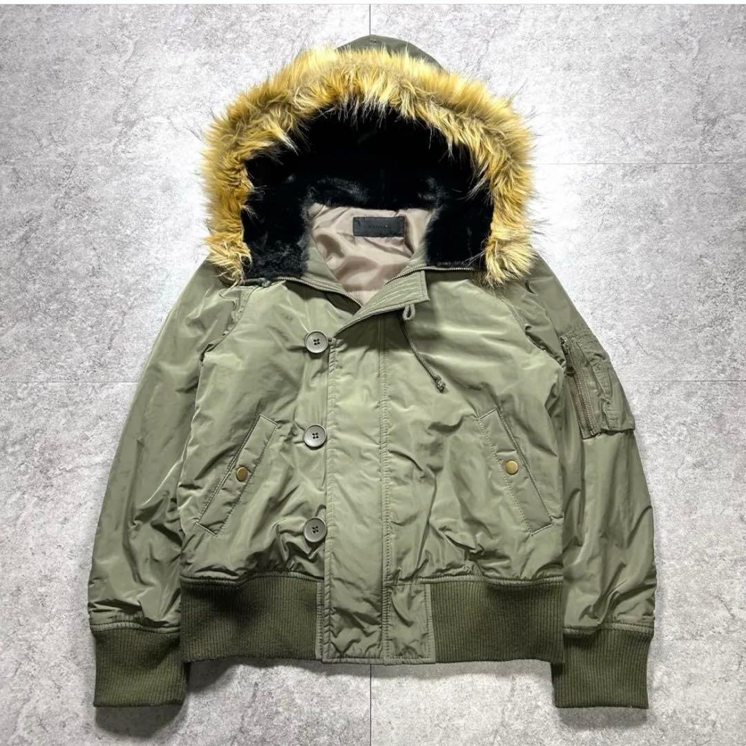 00s【archive】N2B/ミリタリーフライトジャケット/Y2K/短丈/ボア