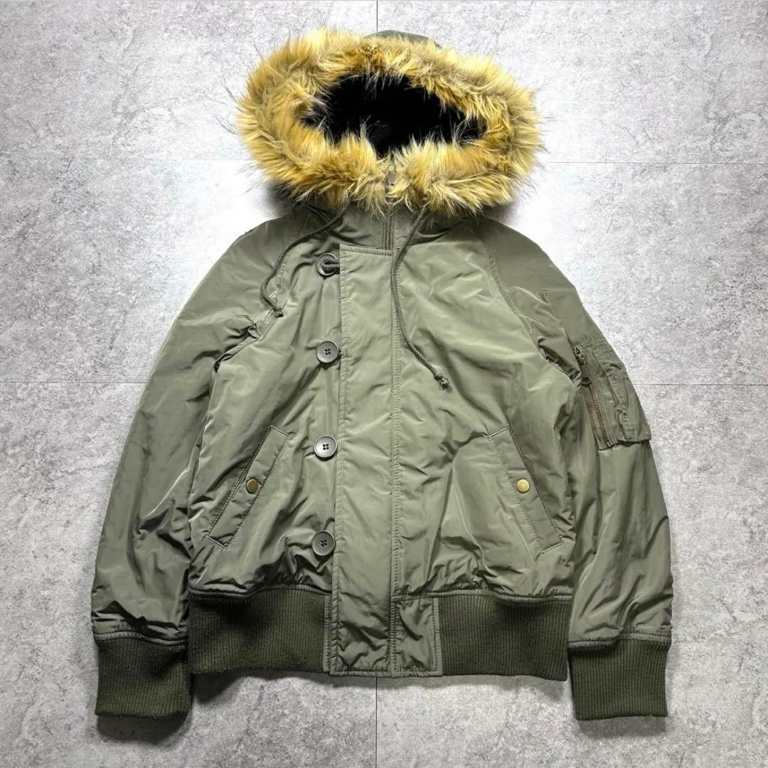 00s【archive】N2B/ミリタリーフライトジャケット/Y2K/短丈/ボア