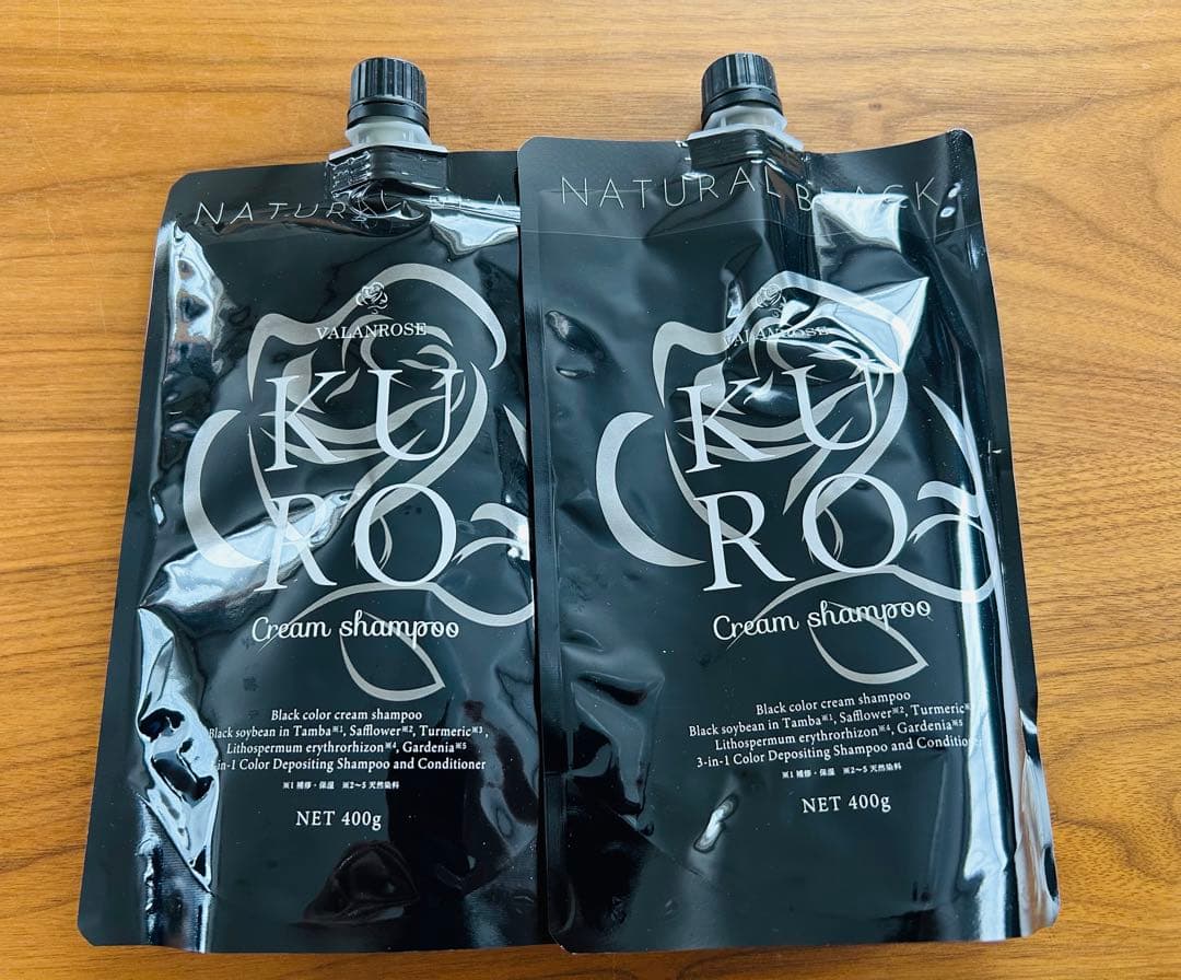B.VALANCE バランローズ KUROクリームシャンプー 400g×2白髪染