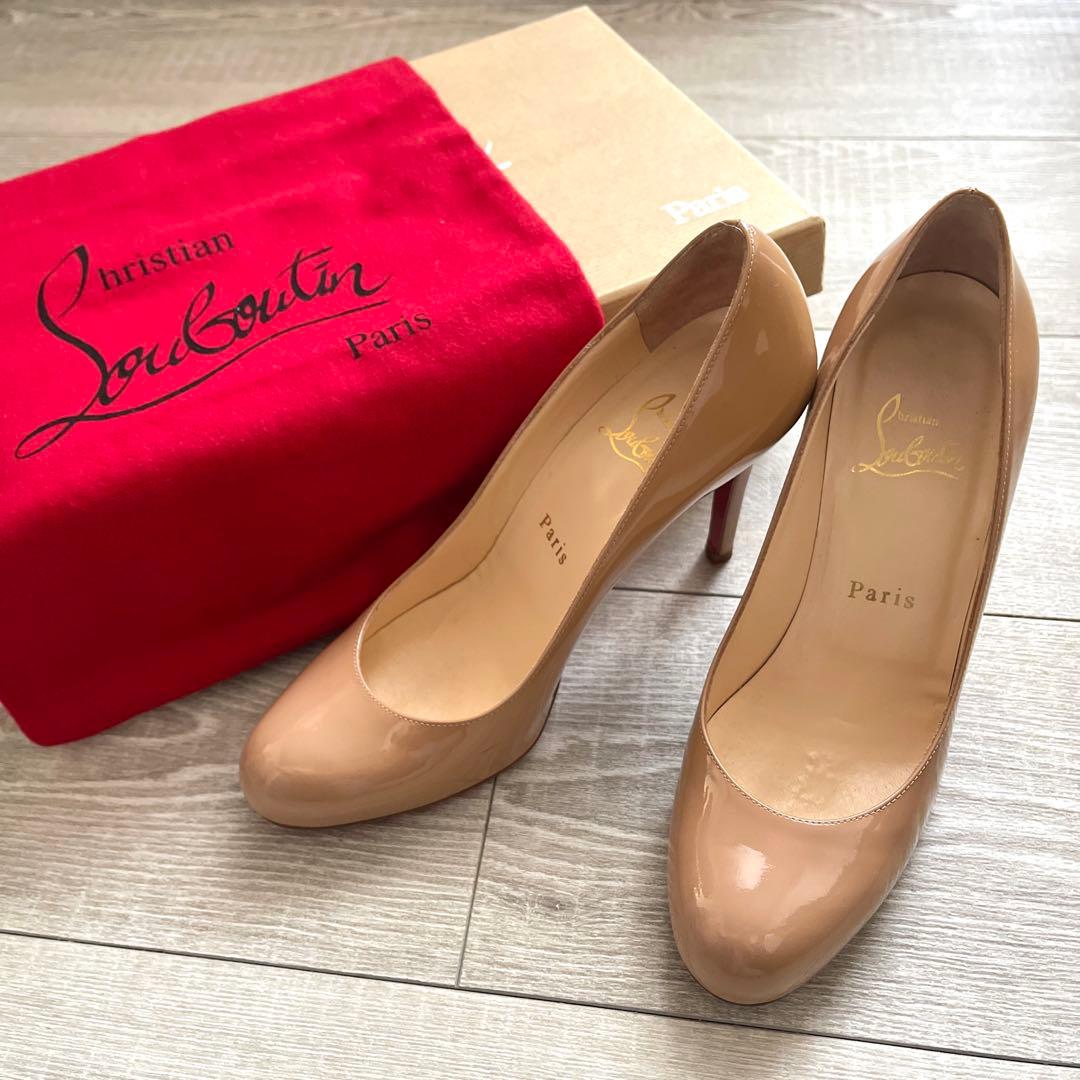 【廃盤希少】Christian Louboutin ルブタン パテントパンプス