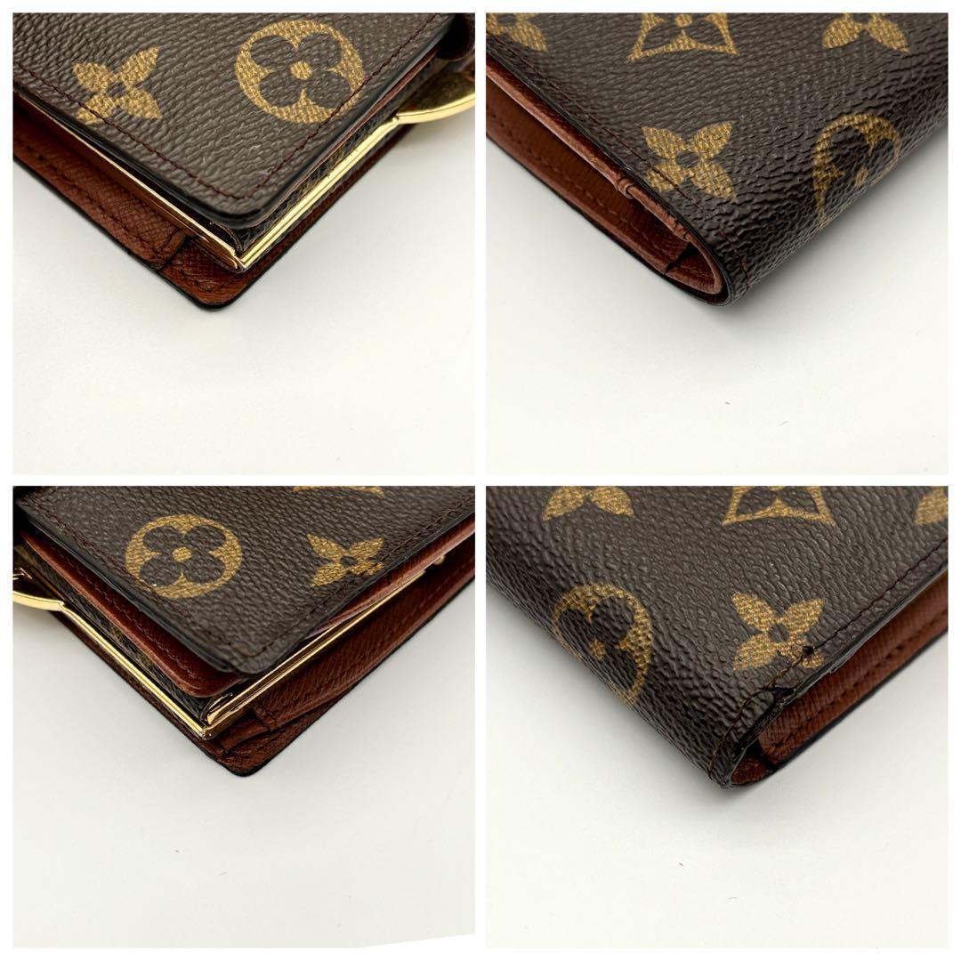 ルイヴィトン 二つ折り財布 モノグラム ヴィエノワ がま口 小型 レディース