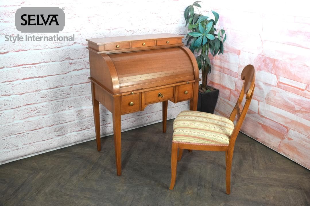 イタリア SELVA/セルバ ロールトップライティングビューロー/デスク チェア