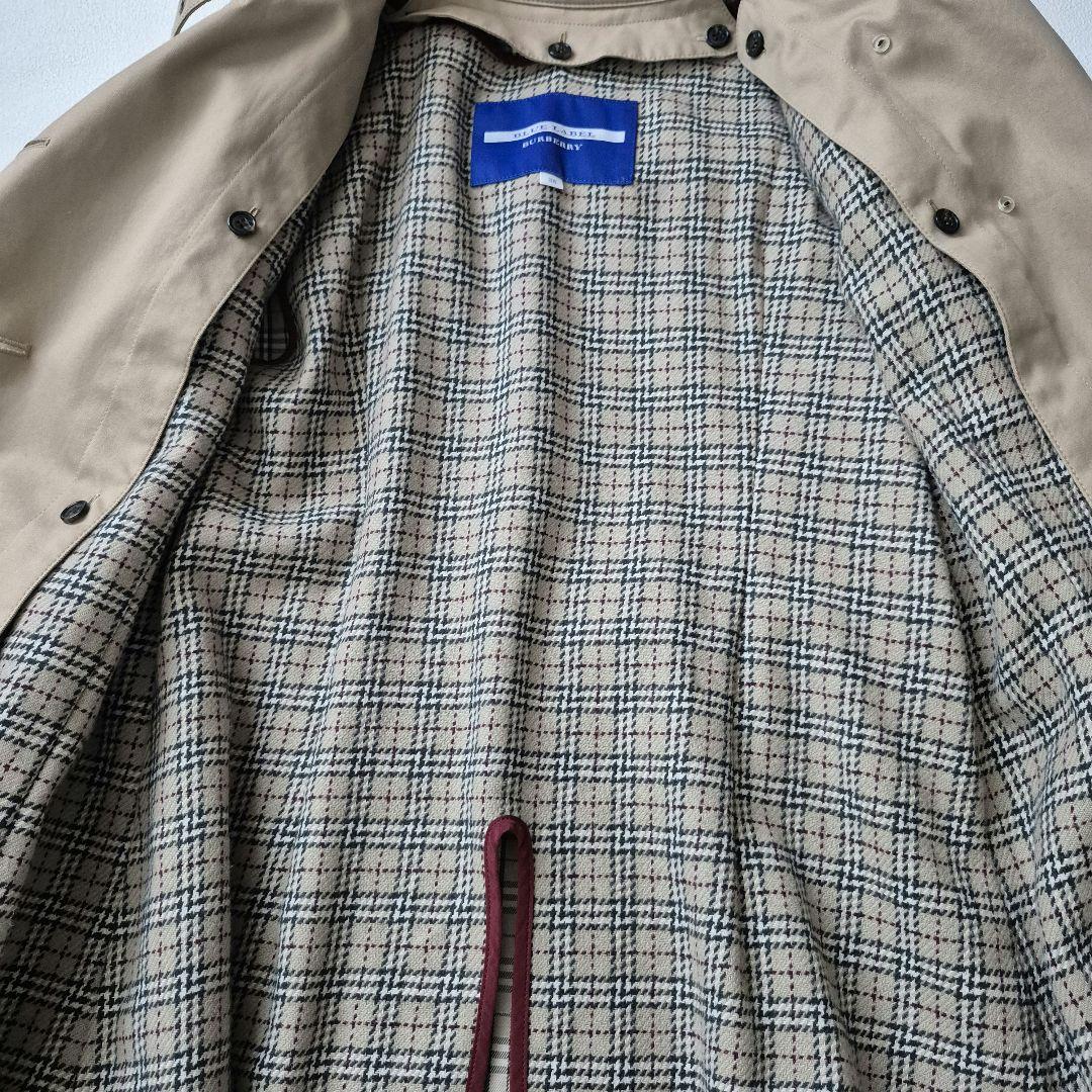 美品✨バーバリーブルーレーベル　トレンチコート　ノバチェック　ミドル丈　38