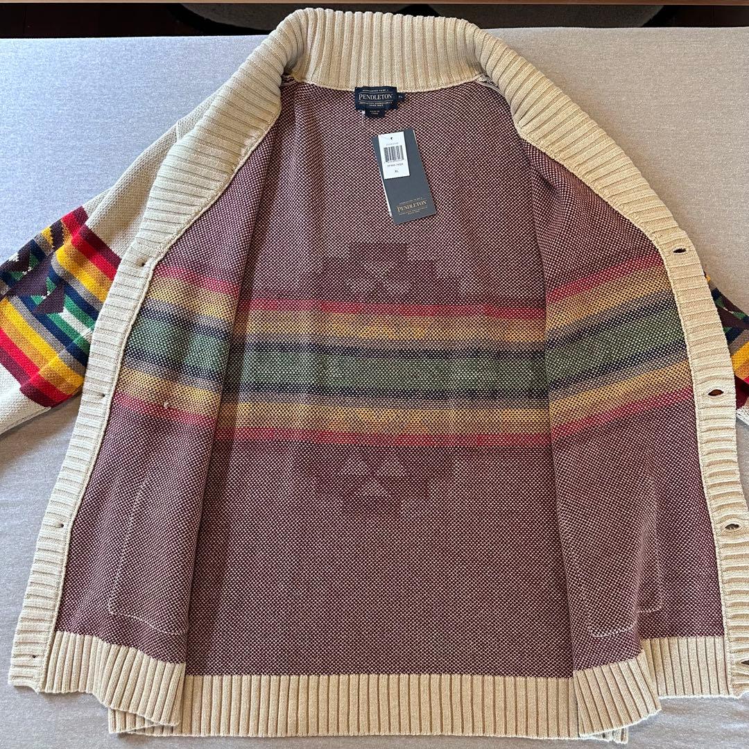 【大きいサイズ】 ペンドルトン コットンカーディガン