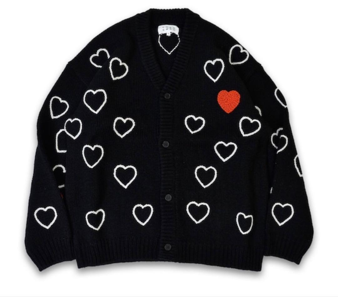 トップス CHAH CHAH HAPPY HEARTFULL CARDIGAN XL
