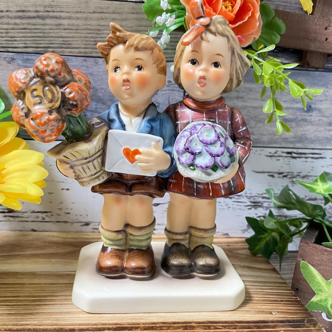 フンメル　人形　ドイツ　ゲーベル　goebel　置物　陶磁器　50年祭