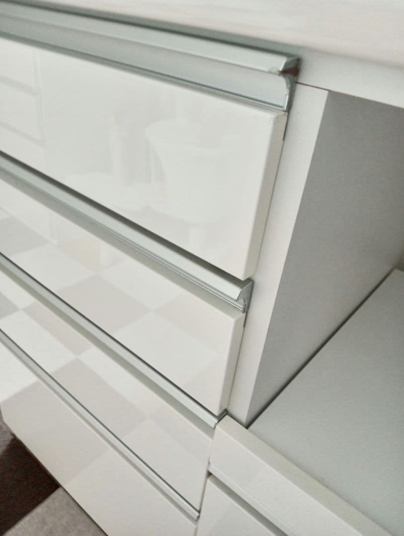 送料込み✩キッチンカウンター 4引き出し　ニトリ　中古