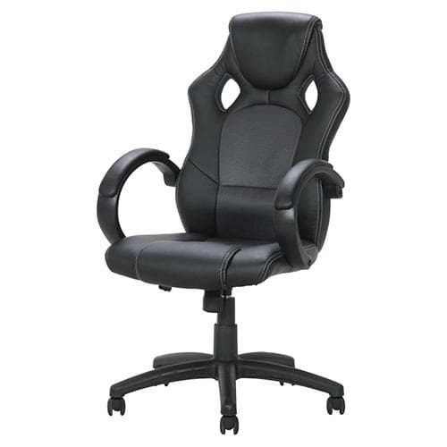 【新品・送料無料】レーシングチェアー サーキット BK