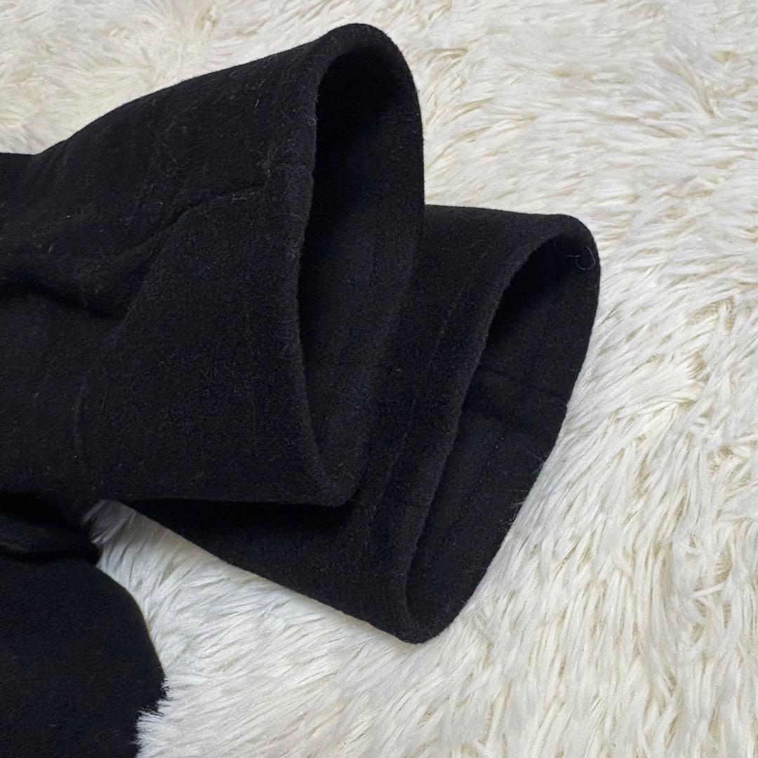 【美品】ヘルムートラング カシミヤ混 ロングコート ダブル イタリア生地 黒 2