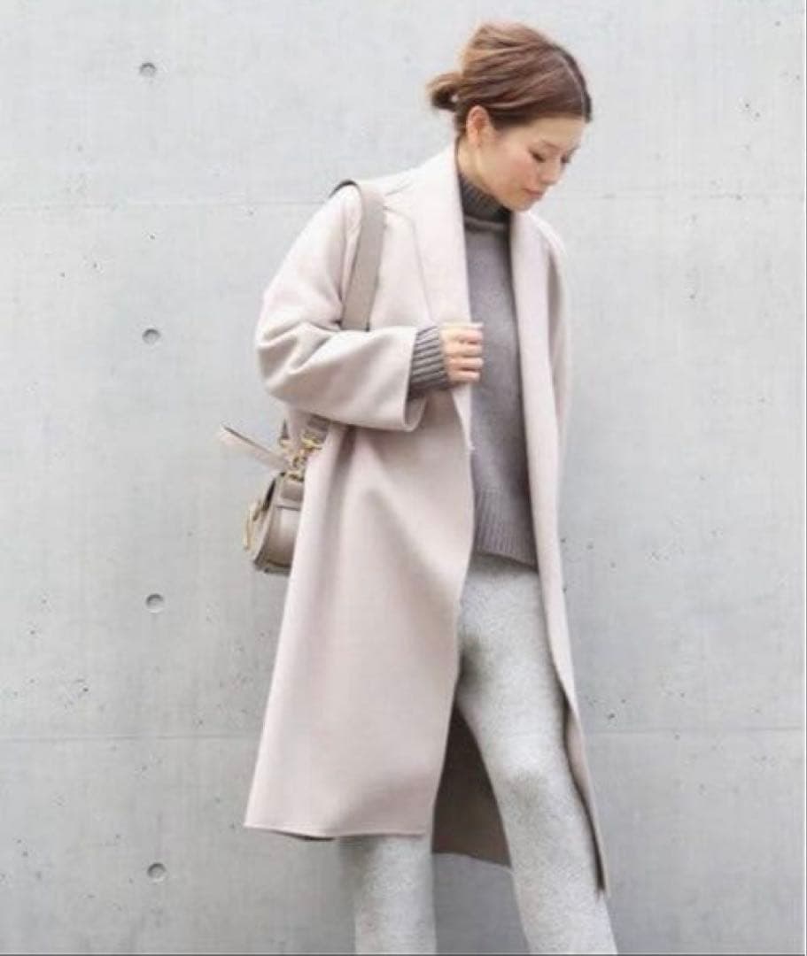 【人気完売品】ドゥーズィエムクラス AVA ADORE ウールコート　グレージュ