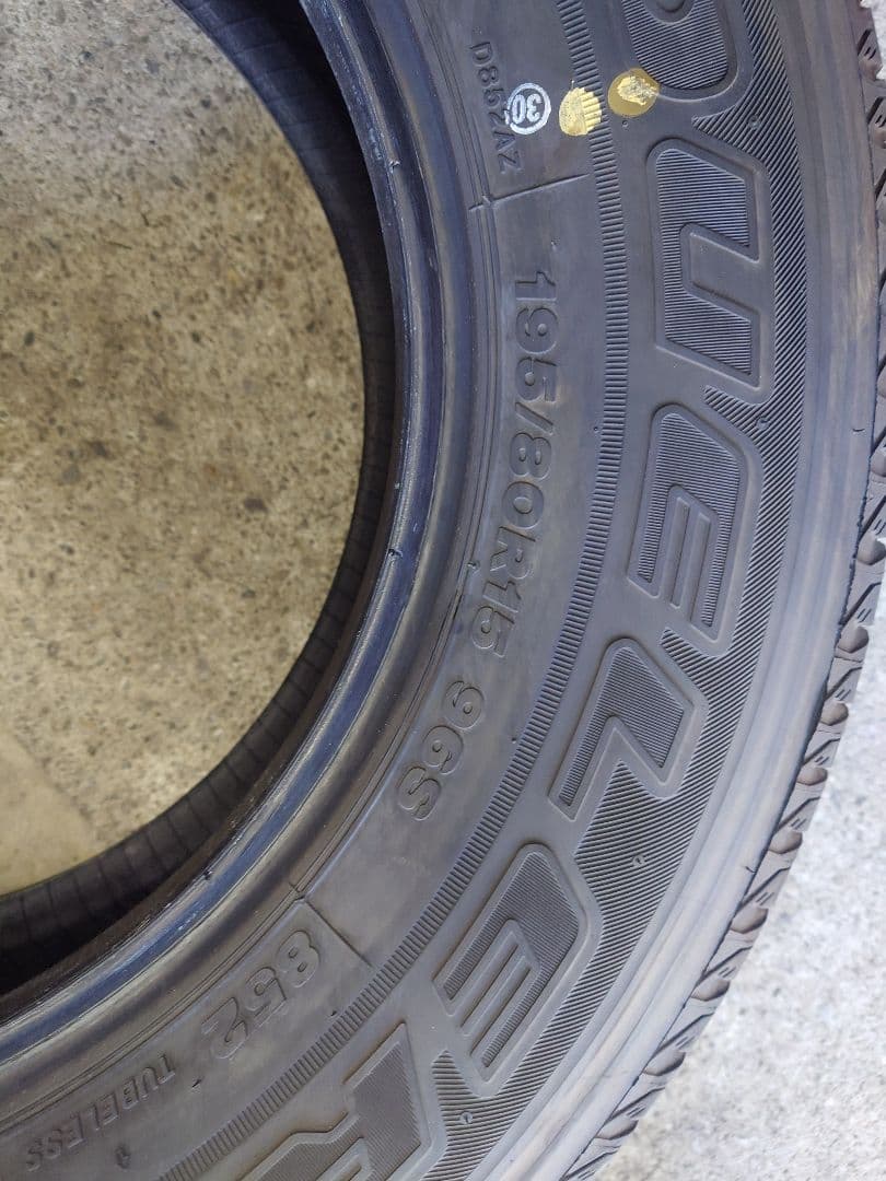ブリジストン DUELER 195/80R15 2025年製 溝8mm