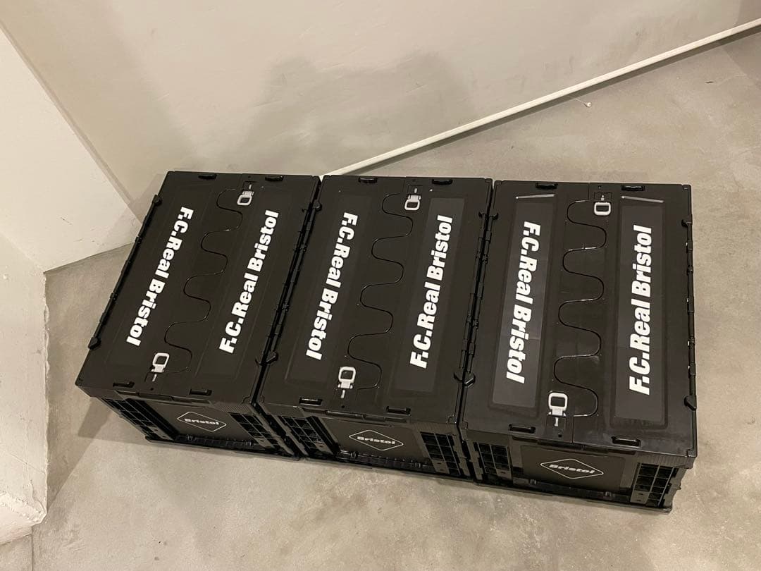 【3個セット】F.C.Real Bristol FCRB コンテナ ボックスBK