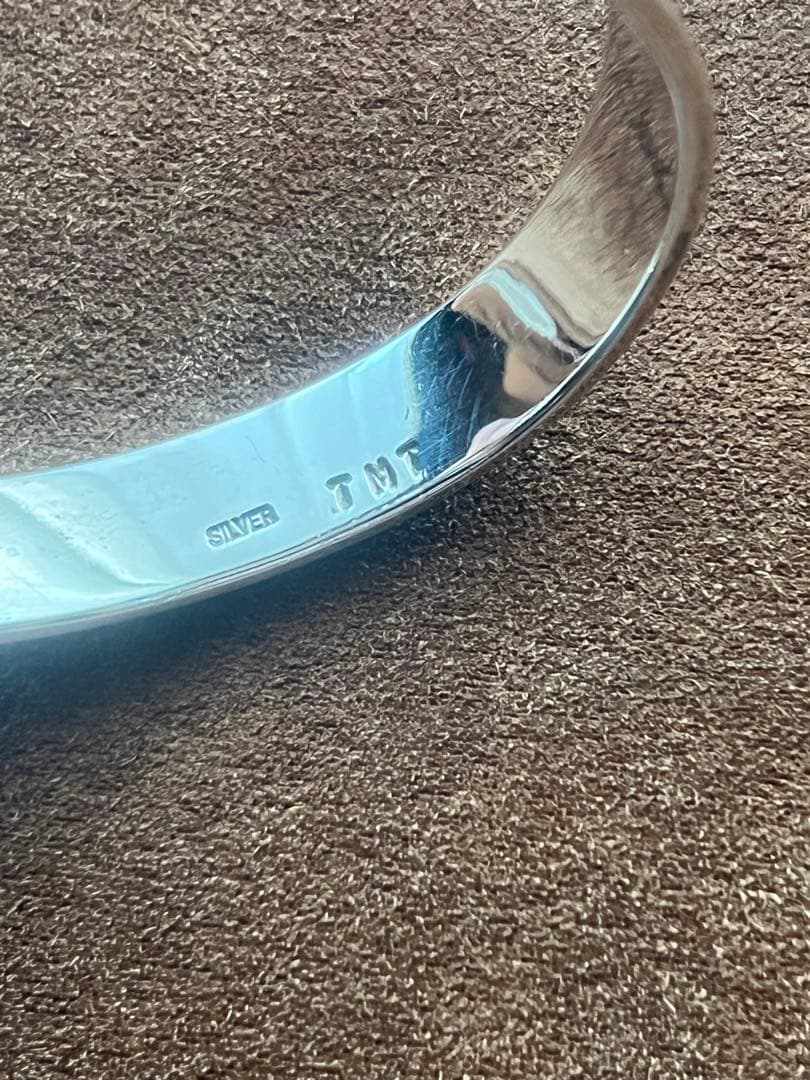 希少　TMT バングル　フェザー　スター　バングル　silver925