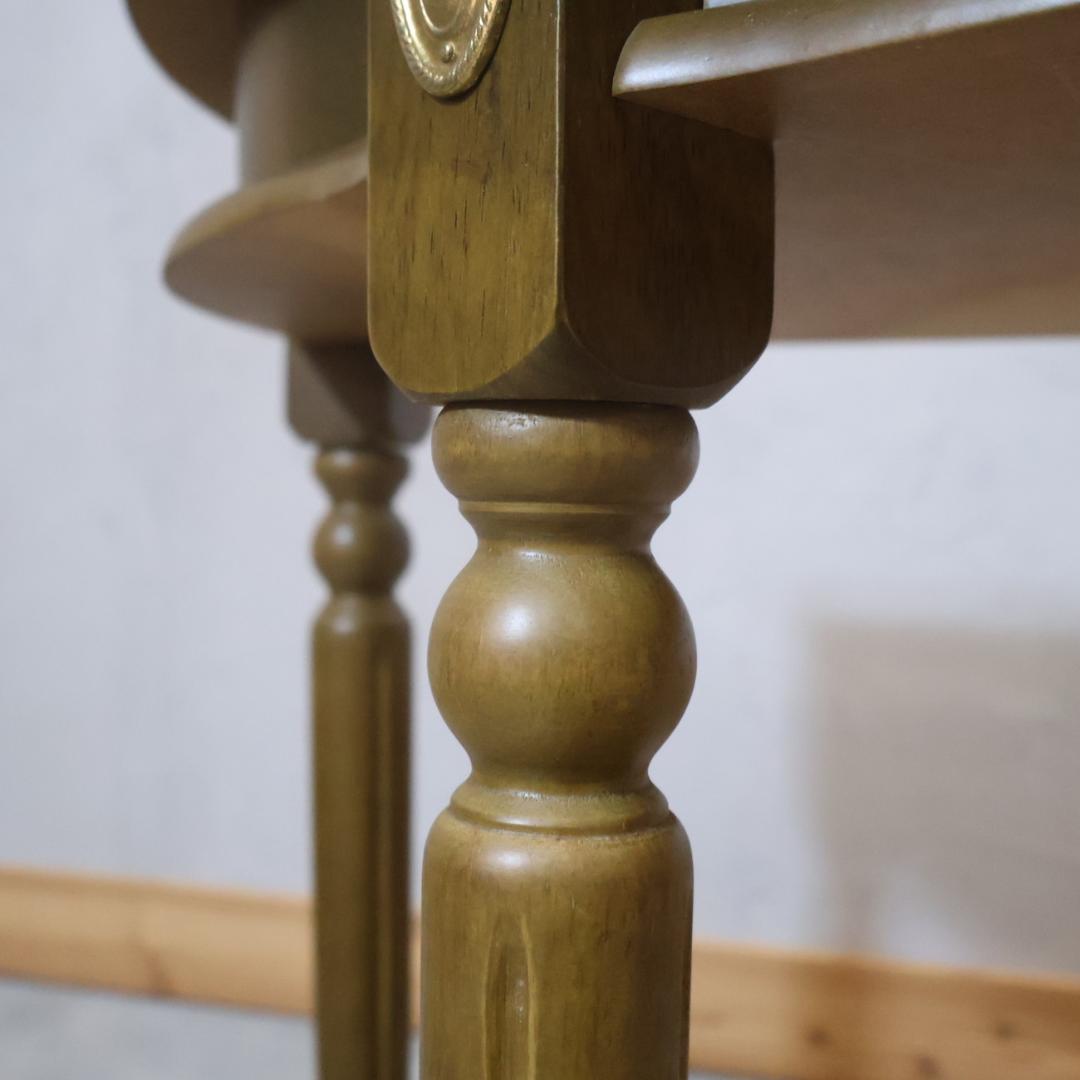 アンティーク調 コンソールテーブル クラシック ホールテーブル フラワースタンド