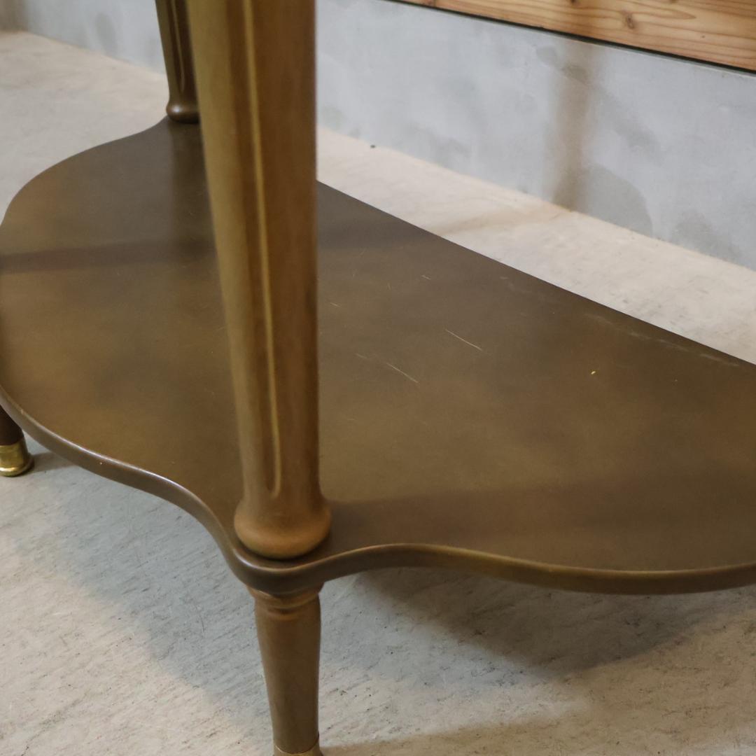 アンティーク調 コンソールテーブル クラシック ホールテーブル フラワースタンド