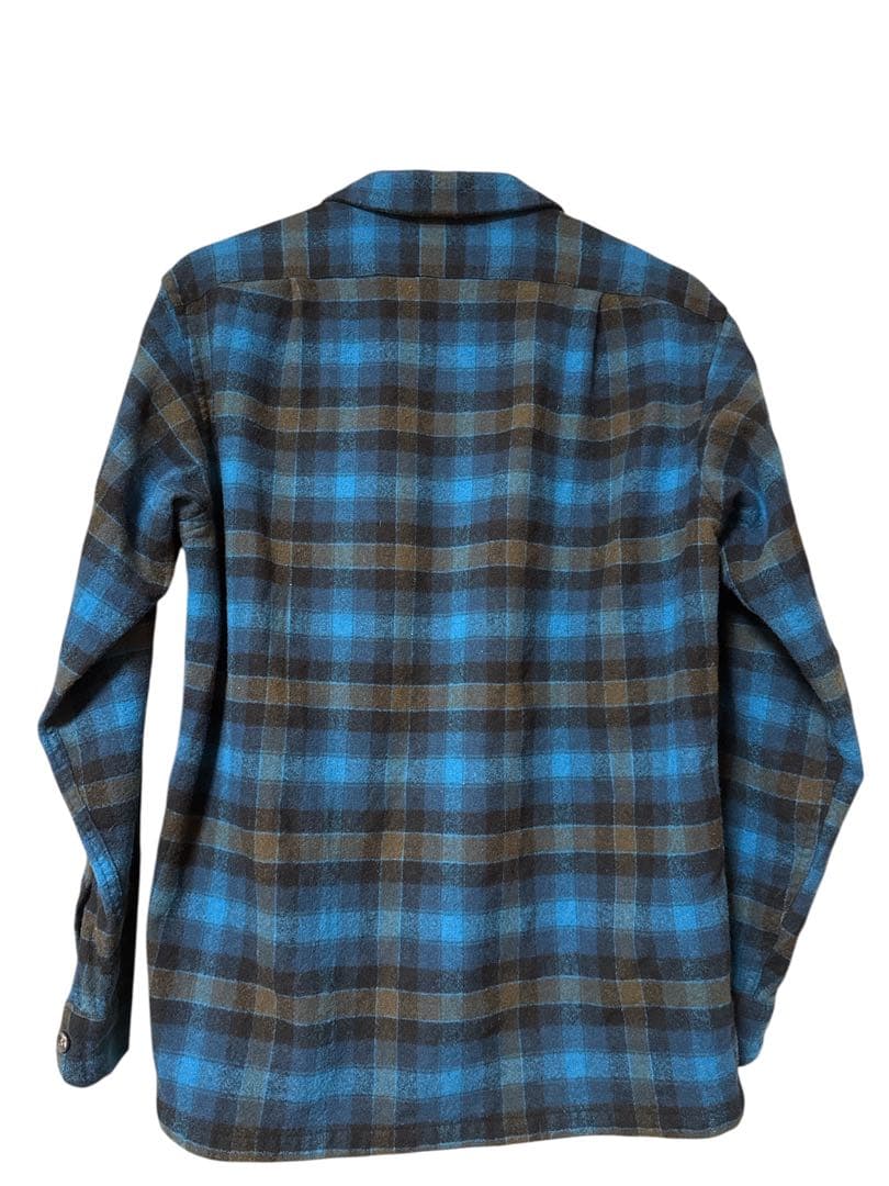 Pendleton 60s ボードシャツ Mサイズ 青 ヴィンテージ 人気柄