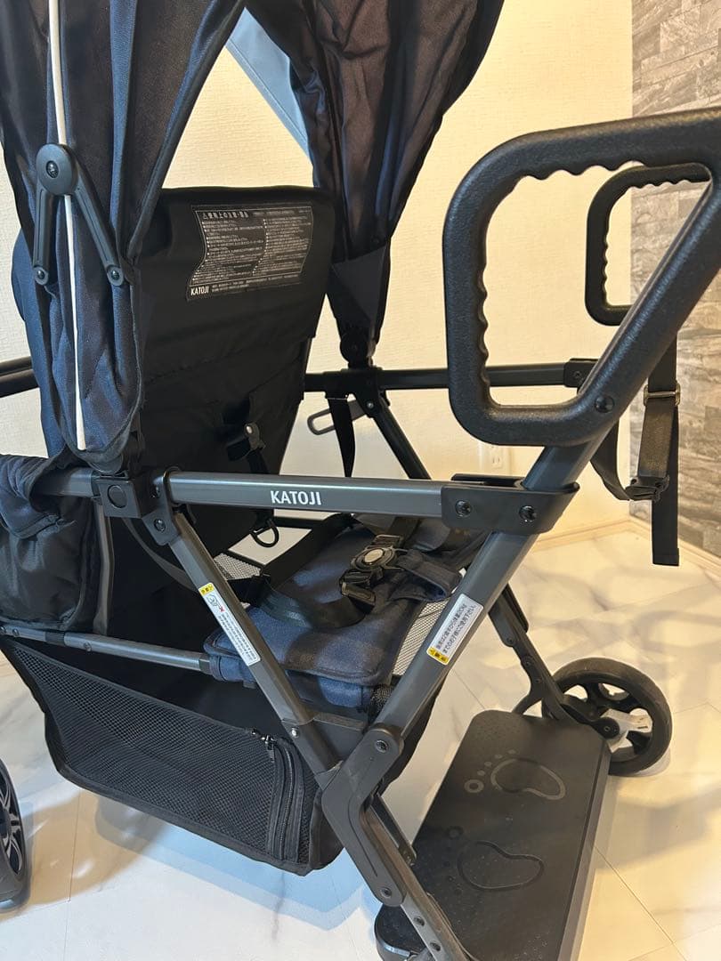 【美品】KATOJI カトージ ベビーカー 二人でゴー 2人乗りベビーカー