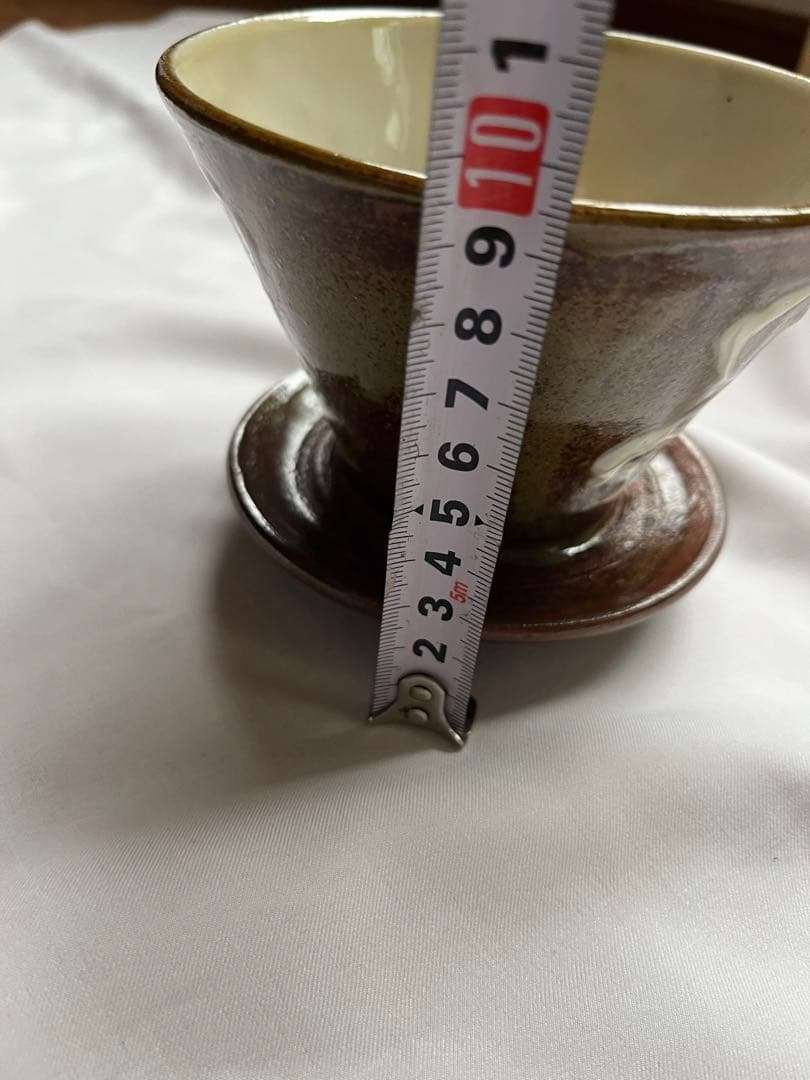 沖縄　やちむん　読谷　拓実窯　コーヒードリッパーとマグカップ