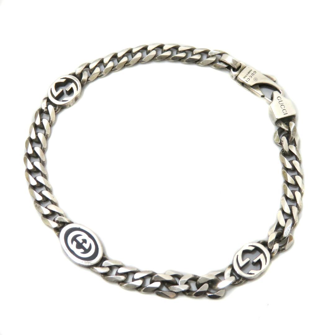 美品　GUCCI グッチ インターロッキングG ブレスレット