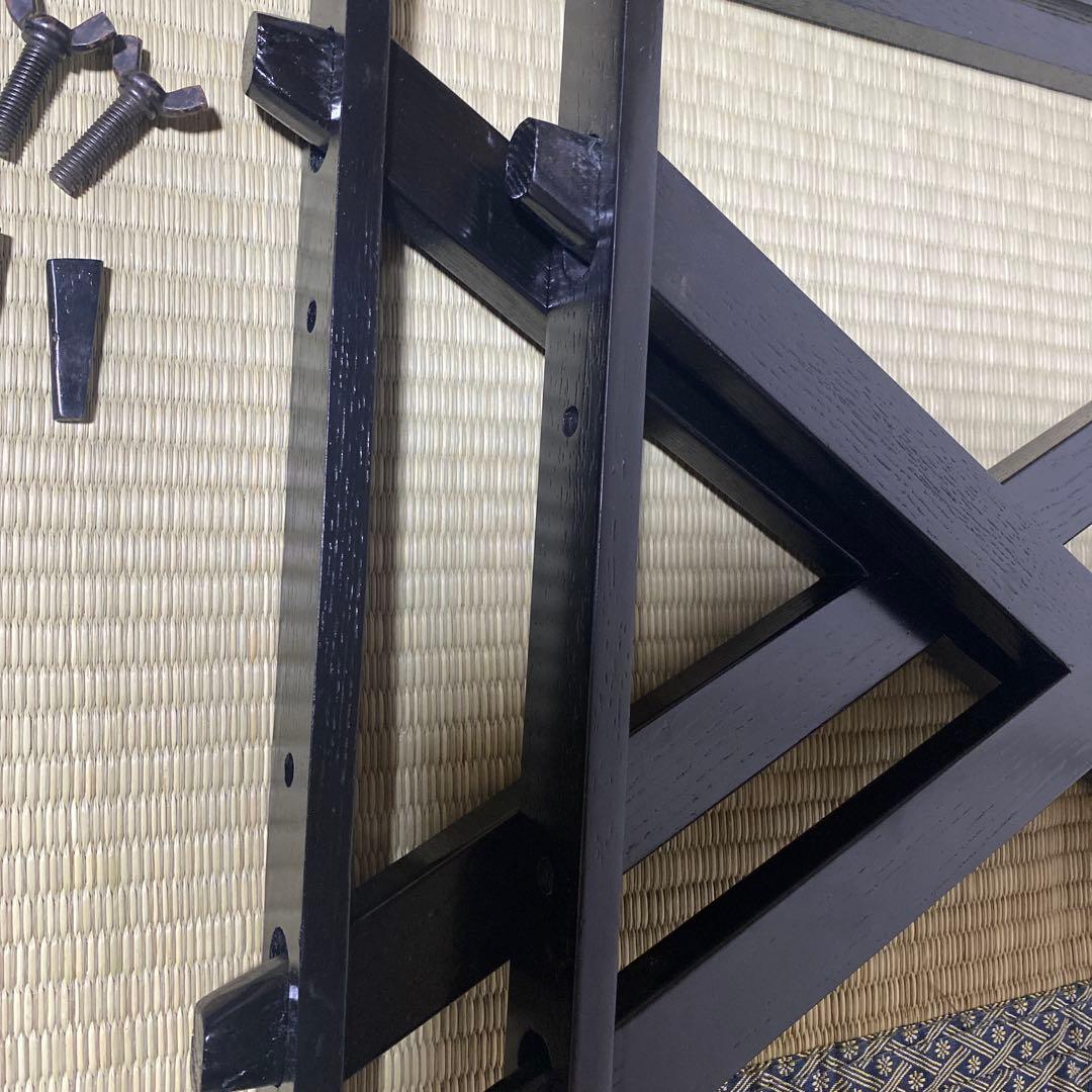 茶道具　立礼棚　喫架　（きっか）　止金具付き