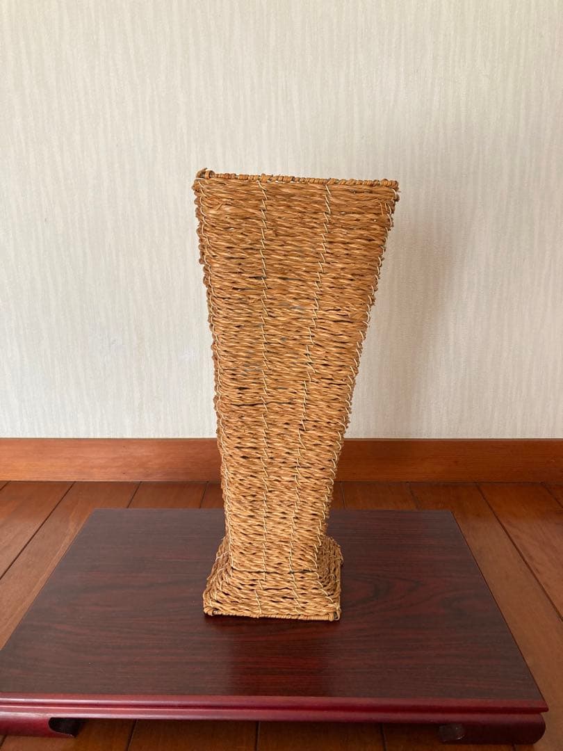 花瓶バスケット　インテリアかご