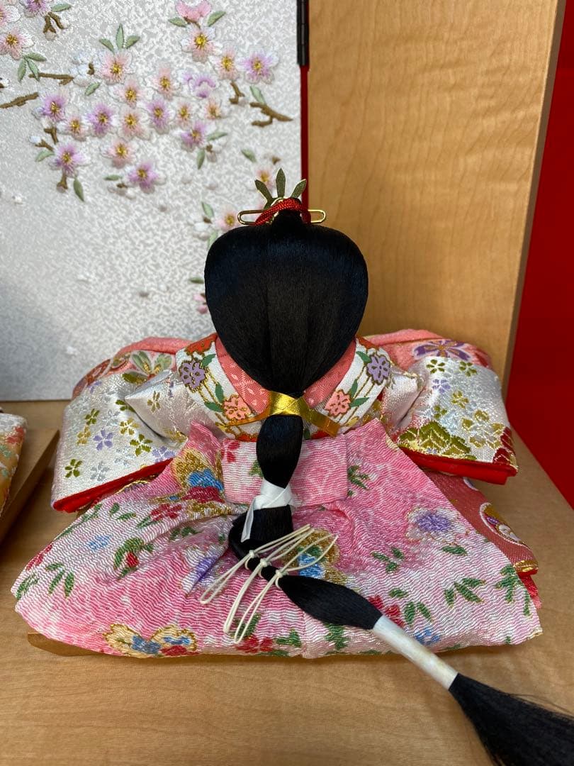 東京久月　雛人形　親王飾り収納セット・サイズ間口約４０×奥行約２５×高さ約３８㎝